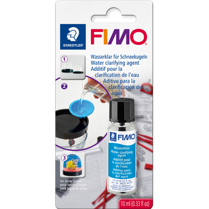 FIMO Wasserklar fr Schneekugel, 10 ml in Glasflschchen