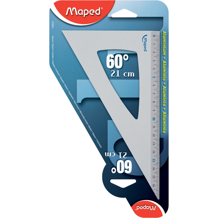 Maped Zeichendreieck 60 Grad, aus Aluminium