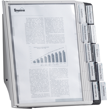 DURABLE Display-System SHERPA wall 10, Komplett-Set