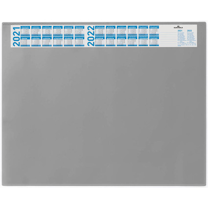 DURABLE Schreibunterlage mit Jahreskalender, grau