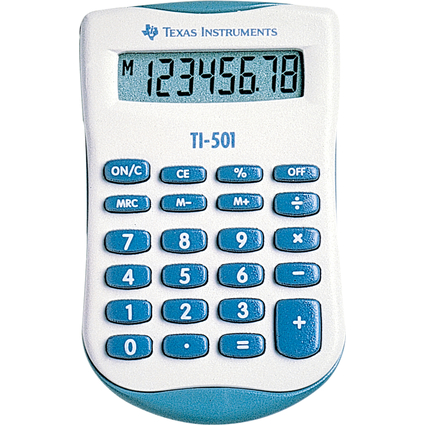 TEXAS INSTRUMENTS Taschenrechner TI-501, Batteriebetrieb