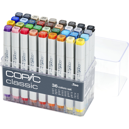 COPIC Marker classic, 36er Basis Set