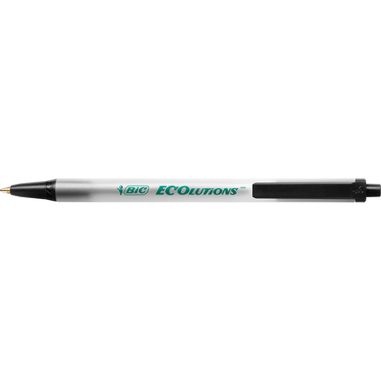 BIC Druckkugelschreiber ECOlutions Clic Stic, schwarz