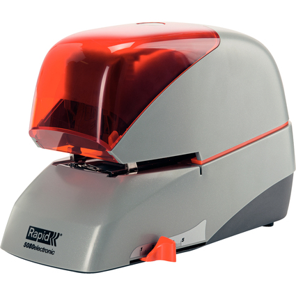 Rapid Elektro-Heftgert Supreme 5080e, silber/orange