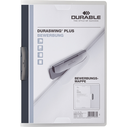 DURABLE Bewerbungsmappe DURASWING PLUS, DIN A4, transparent