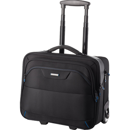 LiGHTPAK Business Notebook-Trolley "BRAVO", Nylon, schwarz