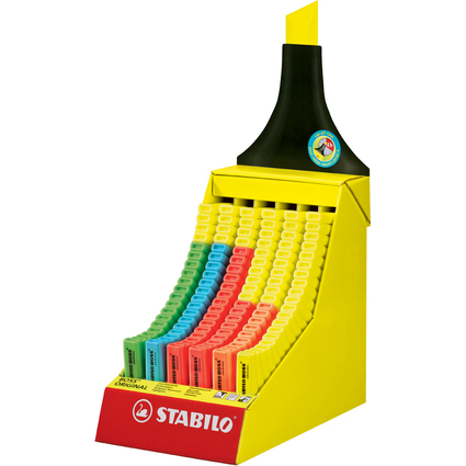 STABILO Textmarker BOSS ORIGINAL, 120er Karton-Display