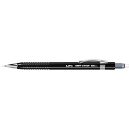 BIC Druckbleistift Criterium, Minenstrke: 0,5 mm, schwarz