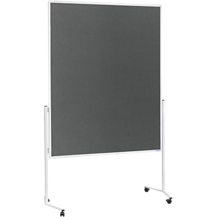 magnetoplan Moderationstafel, (B)1.200 x (H)1.500 mm, grau