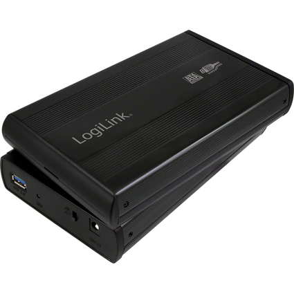 LogiLink 3,5" SATA Festplatten-Gehuse, USB 3.0, schwarz