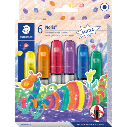 STAEDTLER Gelmalstift Noris "Glitter", 6er Kartonetui