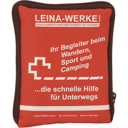 Leina Erste-Hilfe Reise-Set, 21-teilig, rot