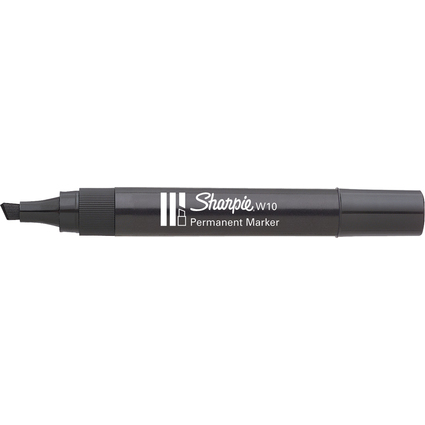 Sharpie Permanent-Marker W10, Keilspitze, schwarz