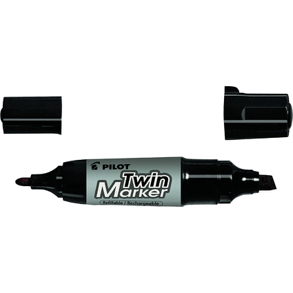 PILOT Permanent-Marker "Twin Marker Jumbo", schwarz