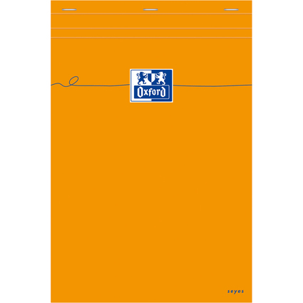 Oxford Notizblock, DIN A4, Seys, 80 Blatt, orange