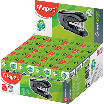 Maped Heftgert Mini Standard Greenlogic, 20er Display