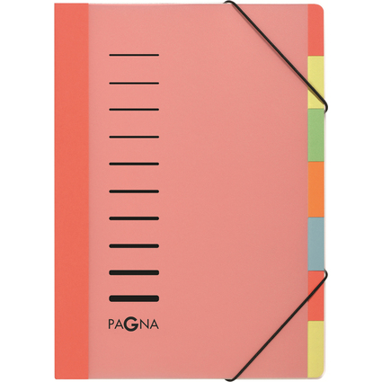 PAGNA Ordnungsmappe DESKORGANIZER Lucy Colors, rot