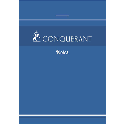 CONQUERANT SEPT Notizblock Notes, kariert, 74 x 105 mm