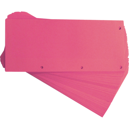 Oxford Trennstreifen Duo, aus Karton, 240 x 105 mm, pink