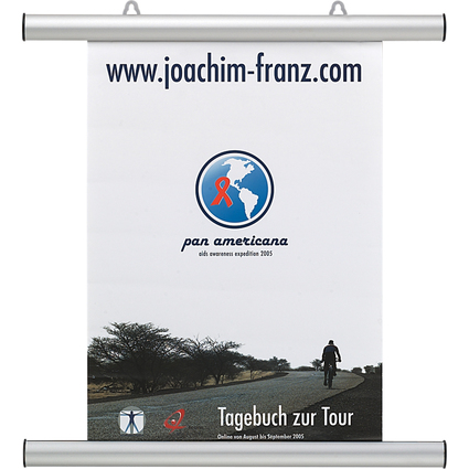 FRANKEN Plakatleiste, Aluminium, silber, Lnge: 425 mm