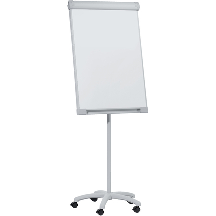 FRANKEN Flipchart Standard Mobil, 670 x 950 mm, hellgrau