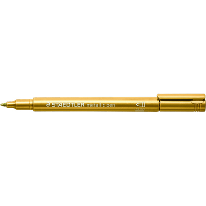 STAEDTLER Permanent-Marker Metallic, Rundspitze, gold