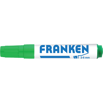 FRANKEN Flipchart Marker, Strichstrke: 2-6 mm, grn