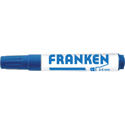 FRANKEN Flipchart Marker, Strichstrke: 2-6 mm, blau