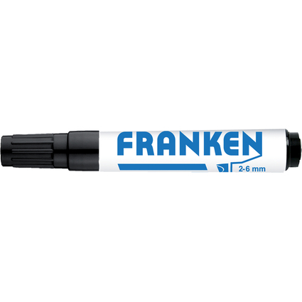 FRANKEN Flipchart Marker, Strichstrke: 2-6 mm, schwarz