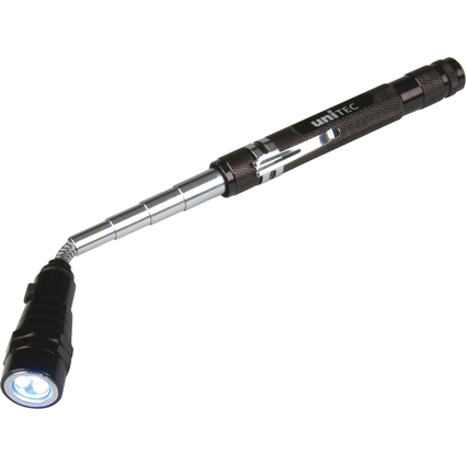 uniTEC LED-Teleskop-Taschenlampe mit Magnet