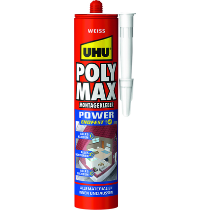 UHU Montagekleber POLYMAX EXPRESS, wei, 425 g Kartusche