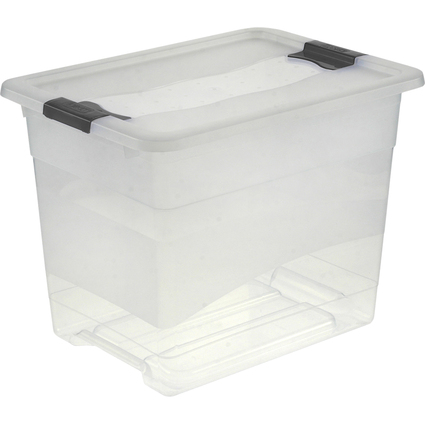 keeeper Aufbewahrungsbox "cornelia", 24 Liter, transparent