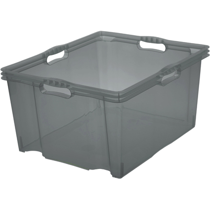 keeeper Aufbewahrungsbox "franz", 44 Liter, crystal-grey