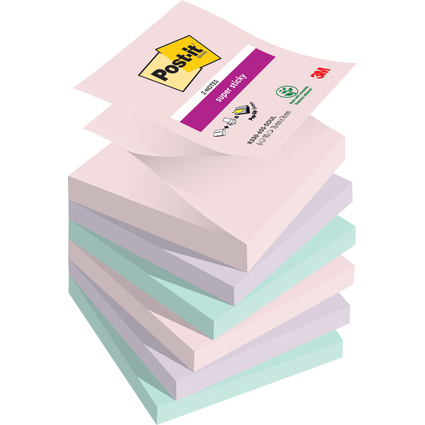 Post-it Haftnotizen Super Sticky Z-Notes, 76 x 76 mm