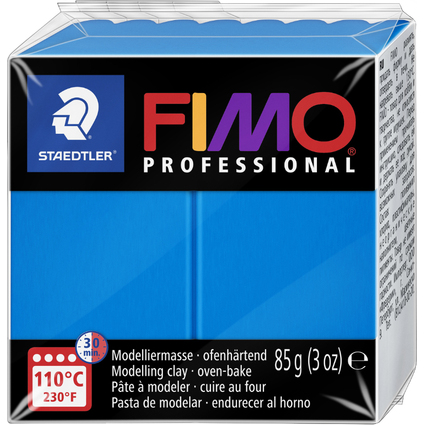 FIMO PROFESSIONAL Modelliermasse, ofenhrtend, echtblau,85 g