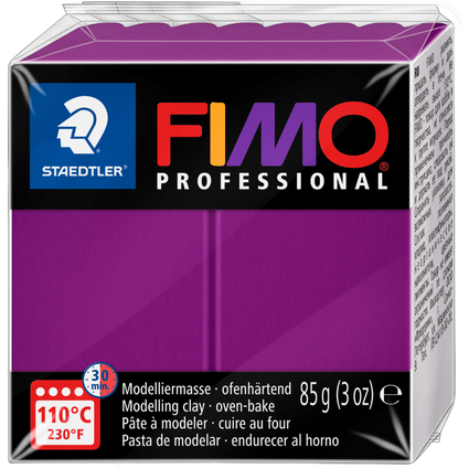 FIMO PROFESSIONAL Modelliermasse, ofenhrtend, violett, 85 g