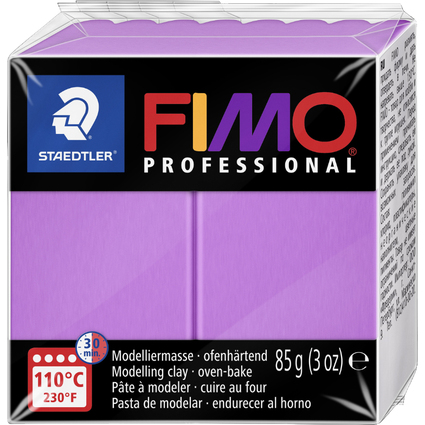 FIMO PROFESSIONAL Modelliermasse, lavendel, 85 g