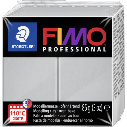 FIMO PROFESSIONAL Modelliermasse, delfingrau, 85 g