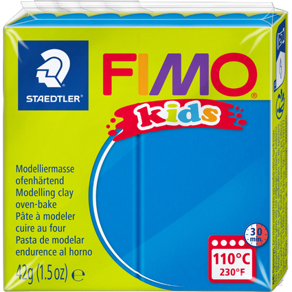 FIMO kids Modelliermasse, ofenhrtend, blau, 42 g