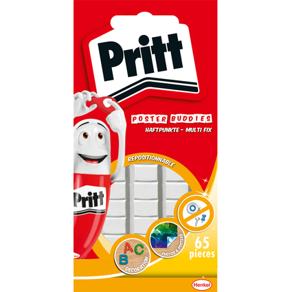 Pritt Klebepads Multi-Fix, wieder ablsbar, wei