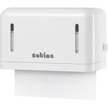 satino by wepa Falthandtuch-Spender mini, wei