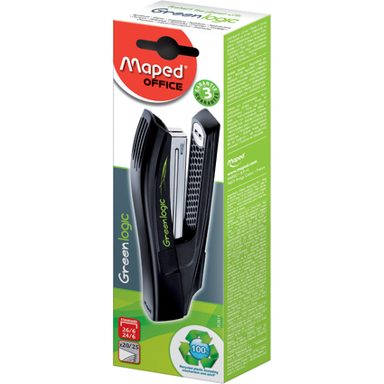 Maped Heftgert Full Strip Greenlogic, schwarz