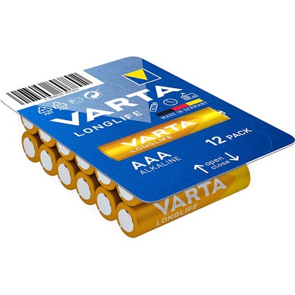 VARTA Alkaline Batterie Longlife BIG BOX, Micro (AAA)