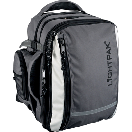 LiGHTPAK Schulrucksack "VANTAGE", Nylon, grau