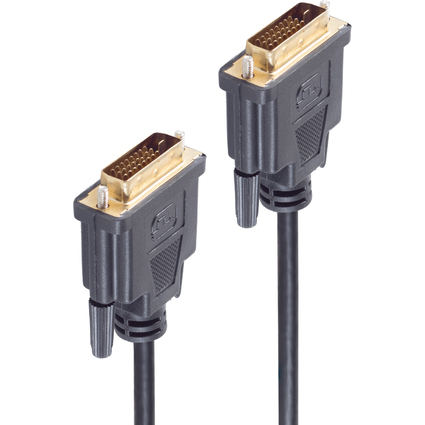 shiverpeaks BASIC-S DVI Kabel, DVI-D 24+1 Stecker -