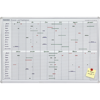 FRANKEN Planungstafel JetKalender, Dauerkalender, 24 Pos.