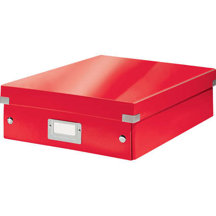 LEITZ Organisationsbox Click & Store WOW, gro, rot