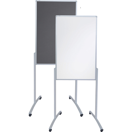 FRANKEN Kombi-Flipchart PRO, (B)760 x (H)1.210 mm, grau