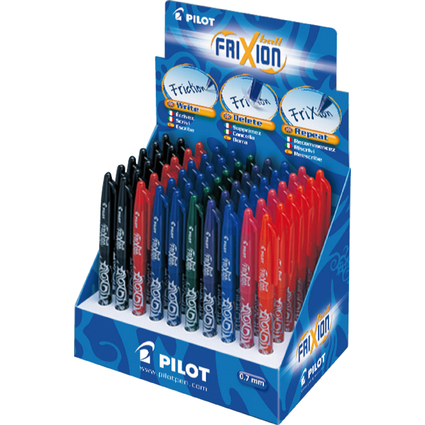 PILOT Tintenroller FRIXION BALL 07, 60er Display