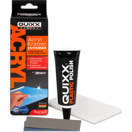 QUIXX Kratzer-Entferner, fr Acrylglas, 4-teilig